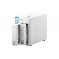 QNAP TS-233 serveur de stockage NAS Mini Tower Ethernet LAN Blanc Cortex-A55