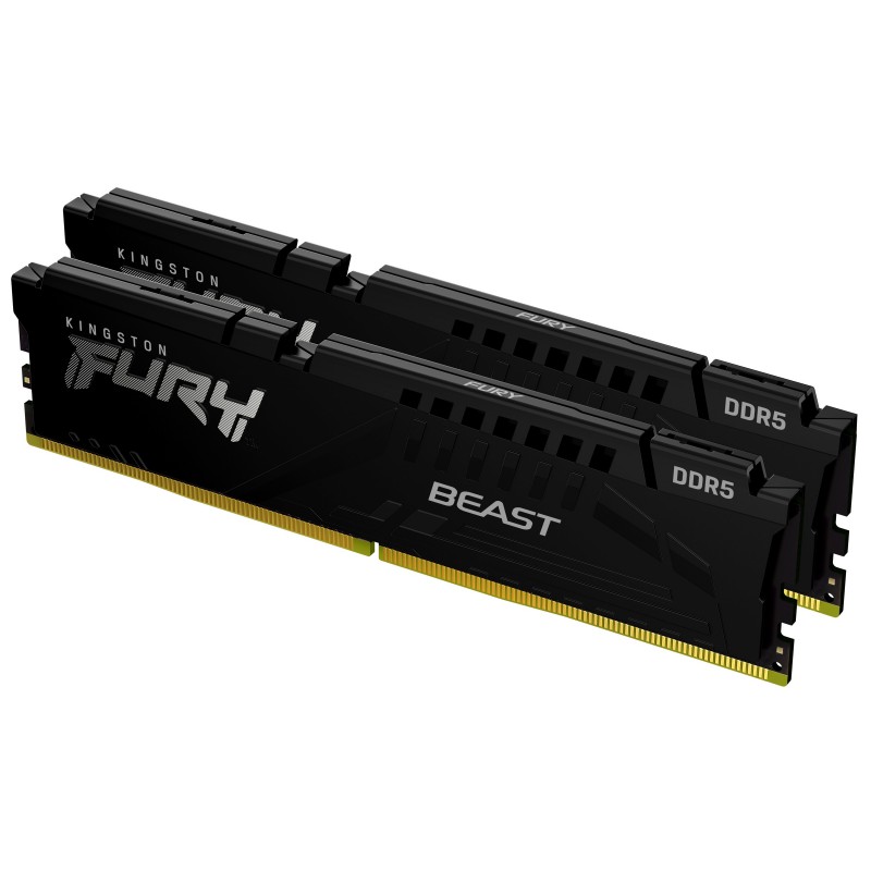 Kingston Technology FURY Beast 64 Go 5200 MT s DDR5 CL40 DIMM (Kits de 2) Black