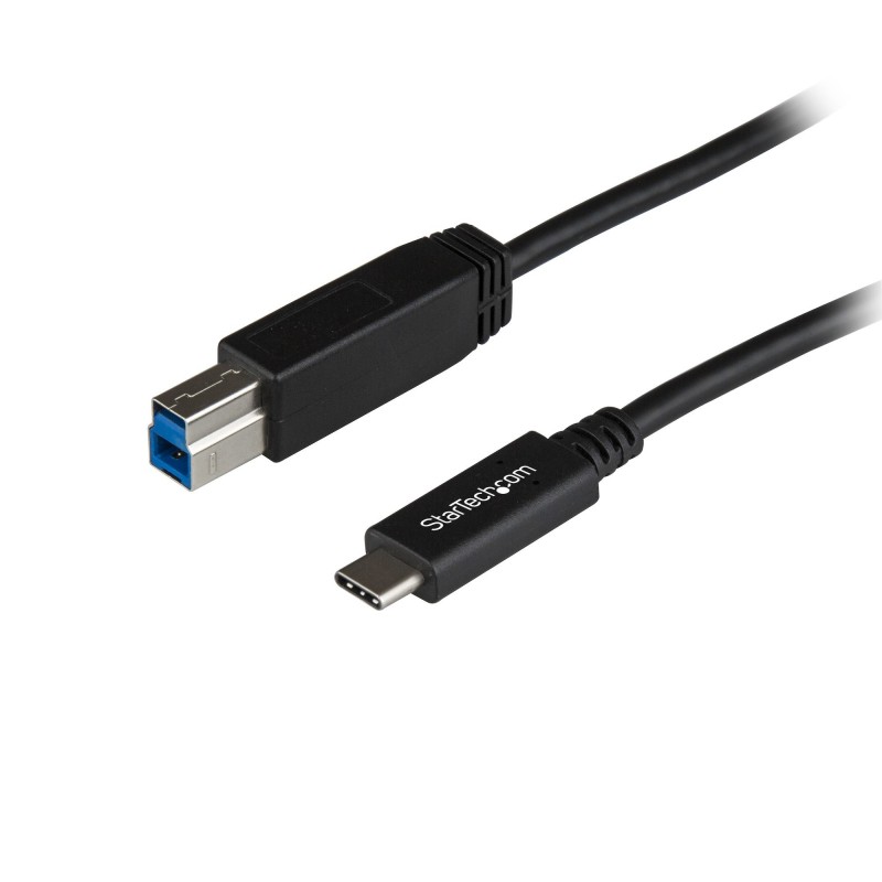 StarTech.com USB31CB1M câble USB 1 m USB 3.2 Gen 2 (3.1 Gen 2) USB C USB B Noir