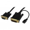 StarTech.com Câble adaptateur DVI vers VGA de 3m - Convertisseur actif DVI-D vers HD15 - M M - 1920x1200