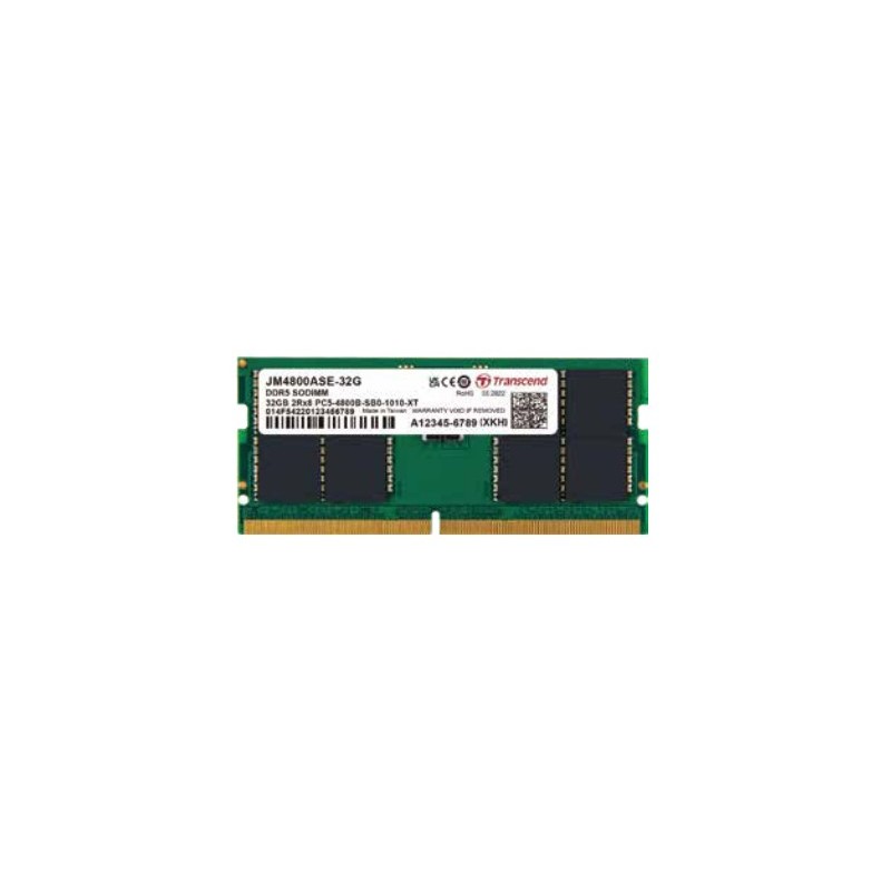 Transcend JetMemory JM4800ASE-16G module de mémoire 16 Go 1 x 16 Go DDR5 4800 MHz