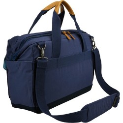 Case Logic LODB-115-DRESSBLUE-NAVYBLAZER 38,1 cm (15") Sac Messenger Noir, Bleu, Marron