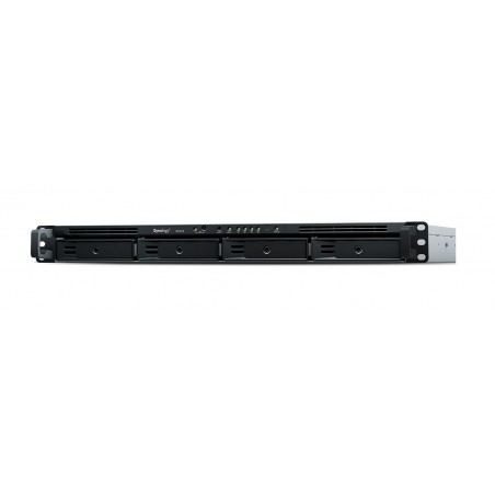 Synology RX418 boîtier de disques Rack (1 U) Noir, Gris