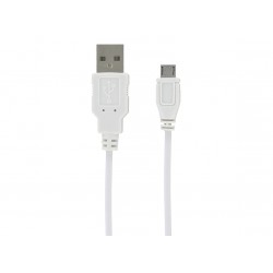 DLH CABLE USB-A VERS MICRO USB BLANC 1M