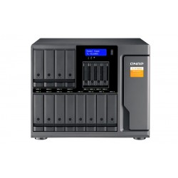 QNAP TL-D1600S Boîtier de disques de stockage Boîtier disque dur SSD Noir, Gris 2.5 3.5"