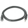 C2G 5m 3.5mm Stereo Audio Extension Cable M F câble audio 3,5mm Noir