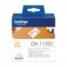 Brother DK-11202 ruban d'étiquette Noir sur blanc