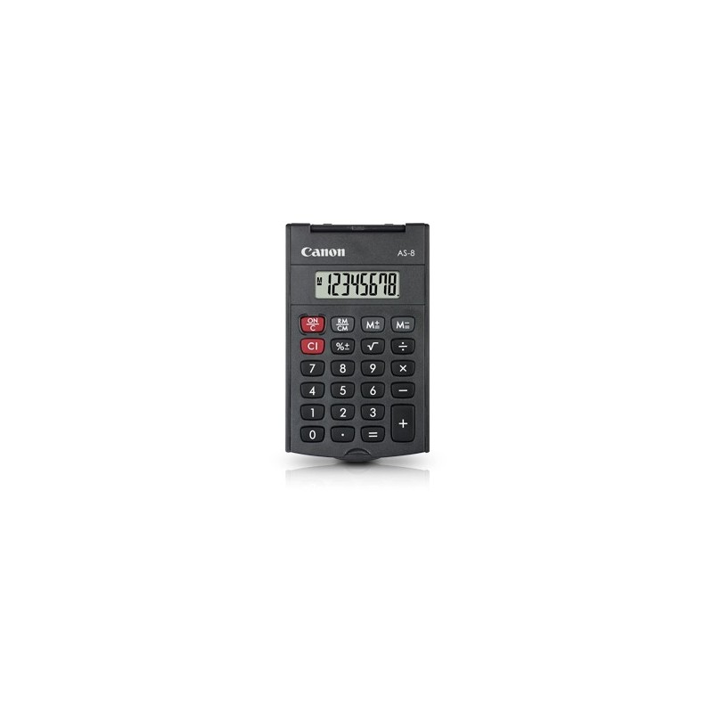 Canon AS-8 calculatrice Poche Calculatrice à écran Gris