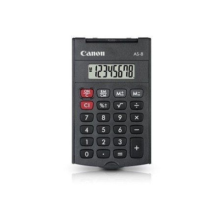 Canon AS-8 calculatrice Poche Calculatrice à écran Gris