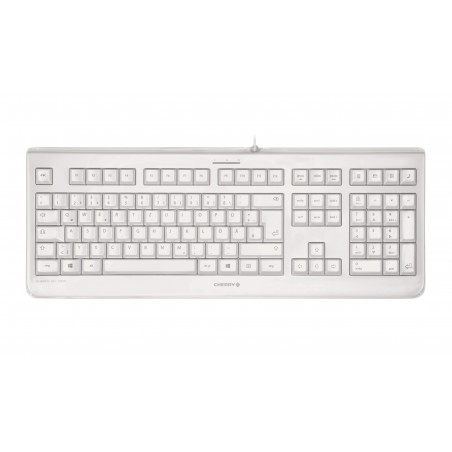 CHERRY KC 1068 Clavier filaire étanche IP68, blanc grisé, USB, AZERTY - FR