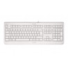 CHERRY KC 1068 Clavier filaire étanche IP68, blanc grisé, USB, AZERTY - FR