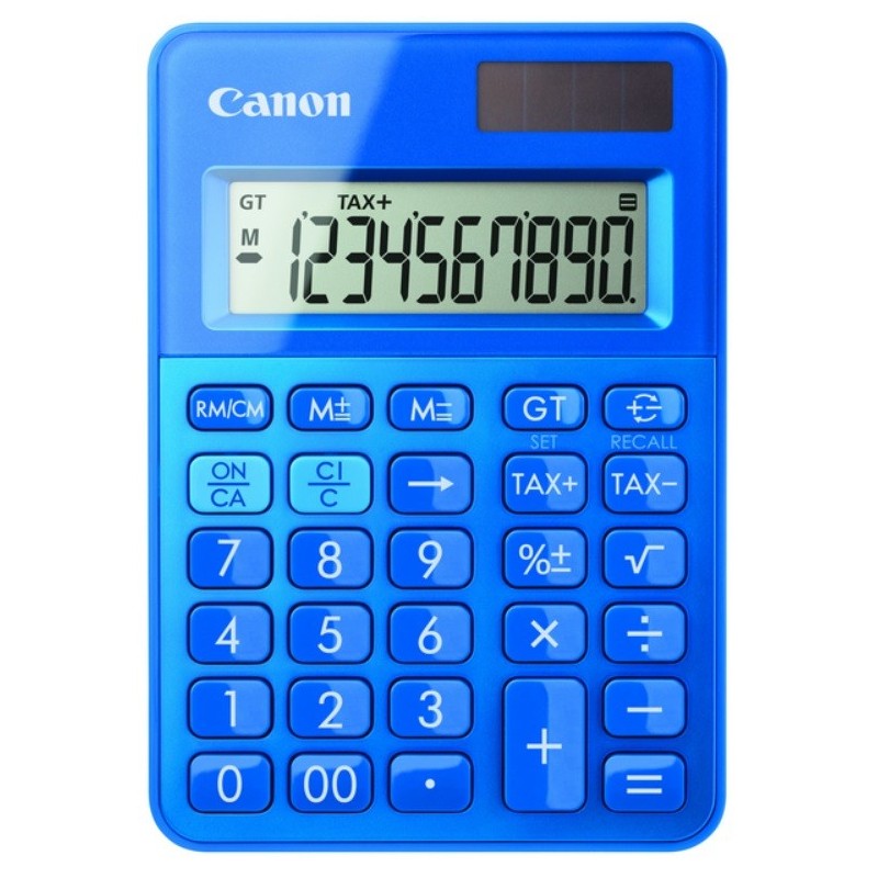 Canon LS-100K calculatrice Bureau Calculatrice basique Bleu