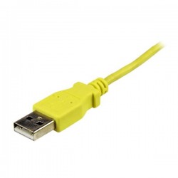 StarTech.com Câble de charge  synchronisation mobile USB A vers Micro B slim de 1 m pour smartphone et tablette - M M - Jaune