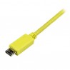 StarTech.com Câble de charge  synchronisation mobile USB A vers Micro B slim de 1 m pour smartphone et tablette - M M - Jaune