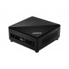 MSI Cubi 936-B18311-224 barebone PC  poste de travail 0.84L sized PC Noir i7-10510U BGA 1528 1,8 GHz