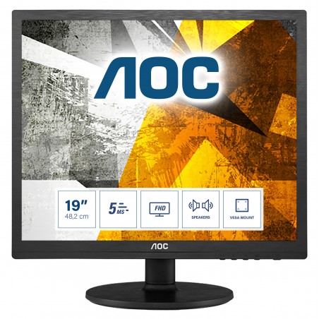 AOC 0 Series I960SRDA LED display 48,3 cm (19") 1280 x 1024 pixels HD Noir