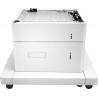 HP LaserJet 1x550 2000 feuilles, bac d’alimentation HCT et support.