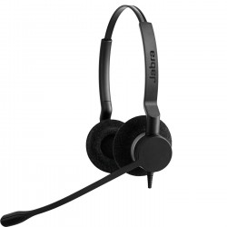 Jabra Biz 2300 Duo Casque Avec fil Arceau Bureau Centre d'appels USB Type-C Bluetooth Noir