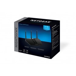 NETGEAR Nighthawk AX 5-Stream AX2400 WiFi 6 Router (RAX30) routeur sans fil Gigabit Ethernet Bi-bande (2,4 GHz   5 GHz) Noir