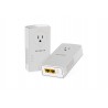 NETGEAR PLP2000-100FRS Adaptateur réseau CPL 2000 Mbit s Ethernet LAN Blanc 2 pièce(s)