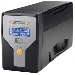 Infosec E2 LCD, 1000VA alimentation d'énergie non interruptible 1 kVA