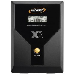 Infosec X3 EX 3000 alimentation d'énergie non interruptible Interactivité de ligne 3 kVA 1800 W 4 sortie(s) CA