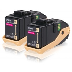 Epson Pack 2 Toners Magenta (2 x 7 500 p)