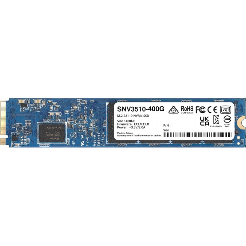 Synology SNV3510 M.2 400 Go PCI Express 3.0 NVMe