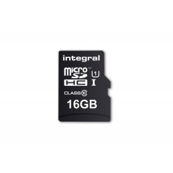 Integral UltimaPro 16 GB MicroSDHC Class 10 Memory Card up to 90 MB s, U1 Rating Black 16 Go MicroSD UHS-I