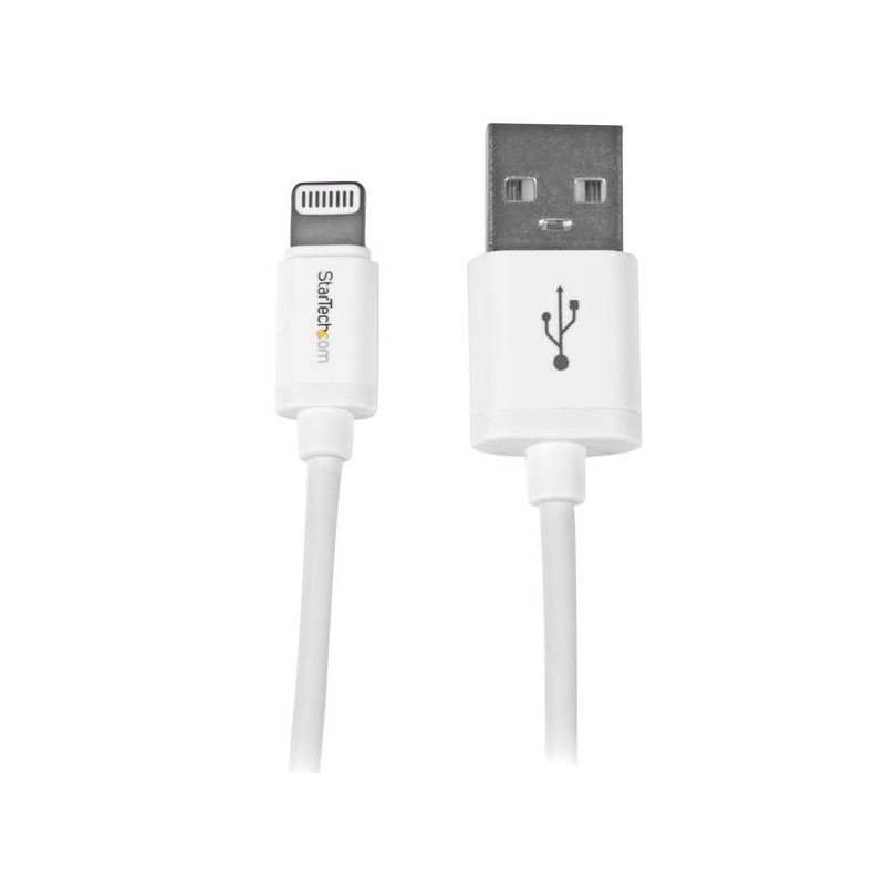 StarTech.com Câble Apple Lightning vers USB pour iPhone, iPod, iPad - 1 m Blanc