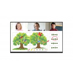 LG 65TR3DJ tableau blanc interactif 165,1 cm (65") 3840 x 2160 pixels Écran tactile Noir