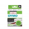 DYMO D1 - Standard Étiquettes - Rouge sur blanc - 19mm x 7m