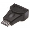 Uniformatic mini HDMI - HDMI m f Noir