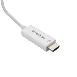 StarTech.com Adaptateur USB-C vers HDMI 3m - Câble Vidéo USB Type C vers HDMI 2.0 - 4K60Hz - Compatible Thunderbolt 3 -