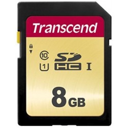 Transcend 8GB, UHS-I, SD 8 Go SDHC MLC Classe 10