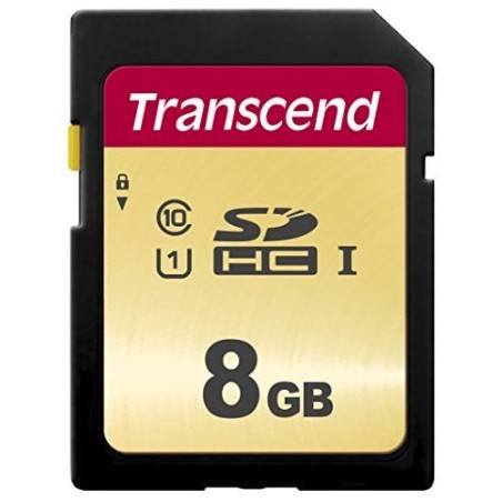 Transcend 8GB, UHS-I, SD 8 Go SDHC MLC Classe 10