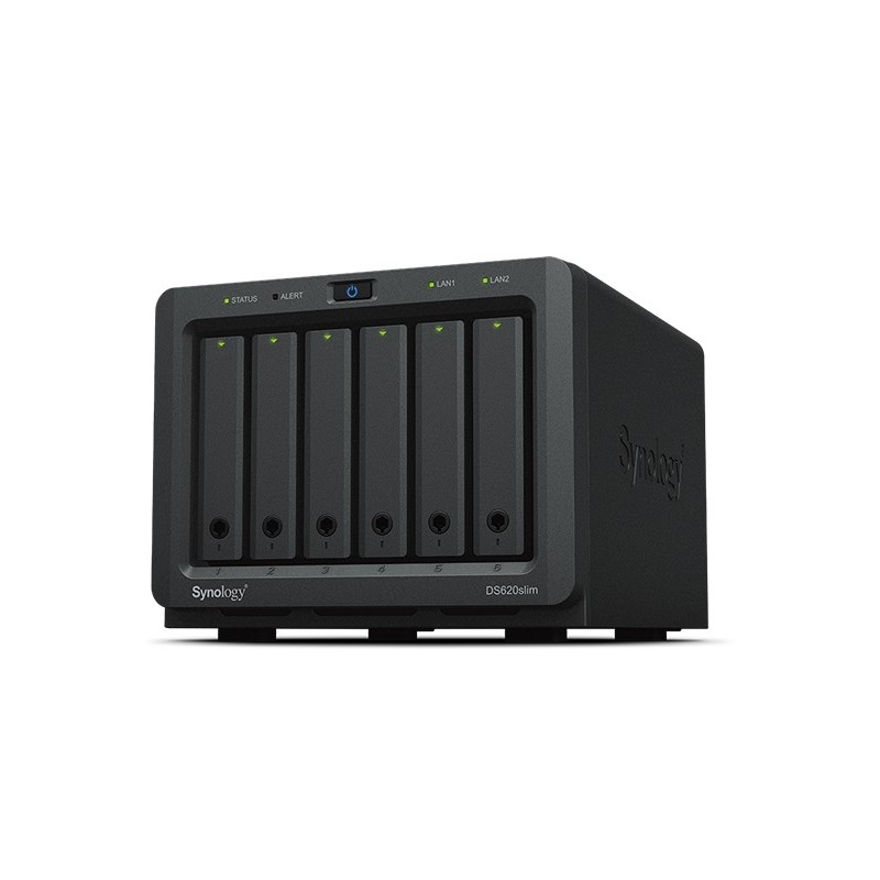 Synology DiskStation DS620SLIM serveur de stockage NAS Bureau Ethernet LAN Noir J3355