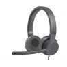 Lenovo GXD1C99243 écouteur casque Avec fil Arceau Appels Musique USB Type-C Gris