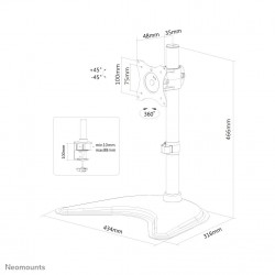 Neomounts support moniteur de bureau