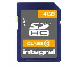 Integral 4GB SDHC CLASS 10 MEMORY CARD 4 Go SD UHS-I