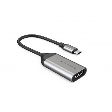 HYPER HD-H8K USB Type-C HDMI Acier inoxydable