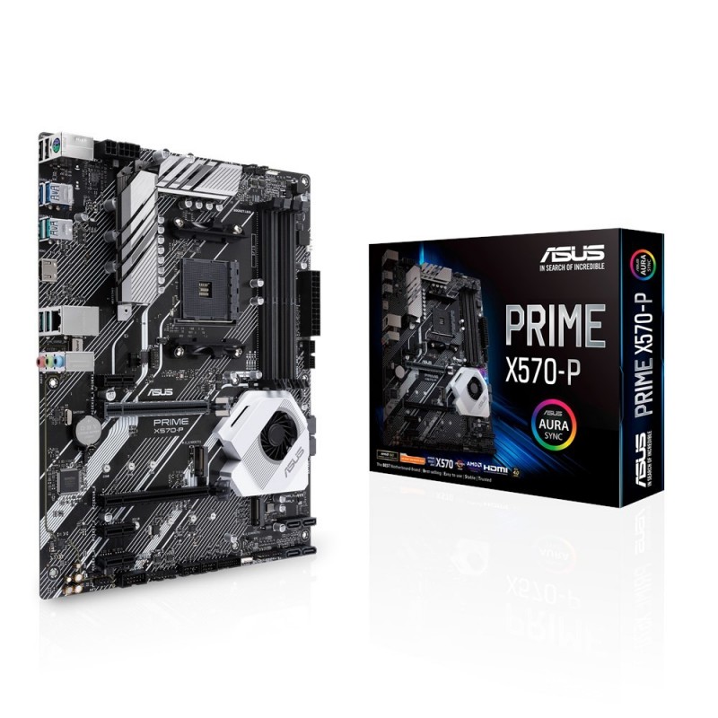 ASUS PRIME X570-P AMD X570 Emplacement AM4 ATX