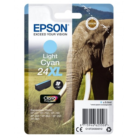 Epson Elephant Cartouche "Eléphant" - Encre Claria Photo HD Cc (XL)