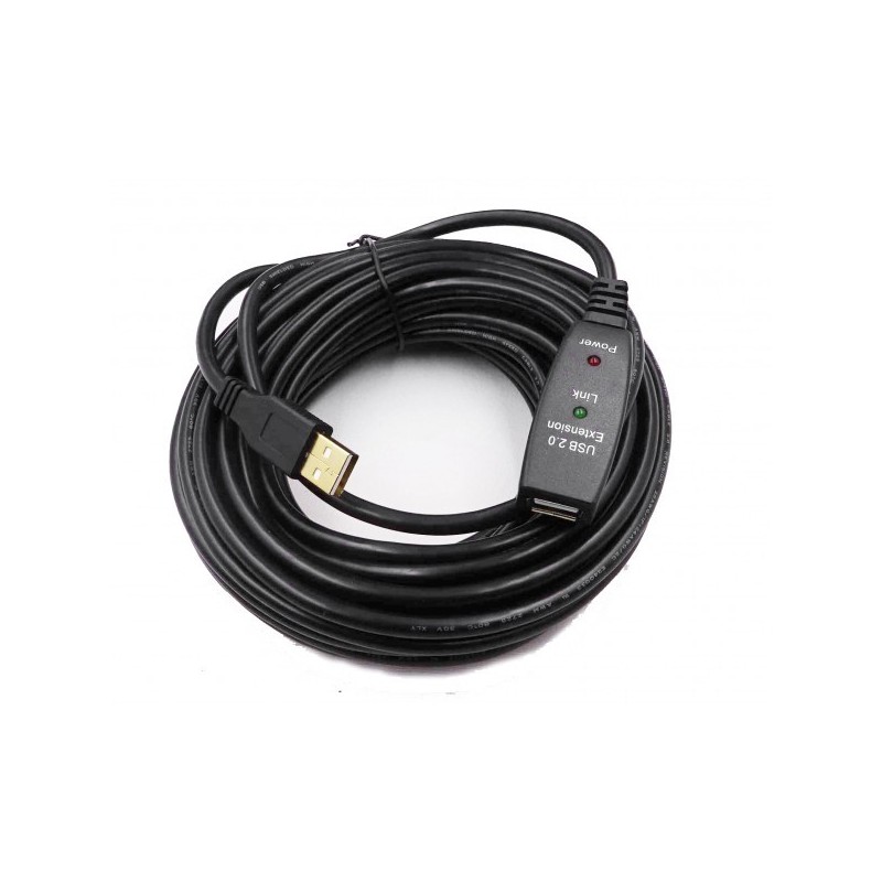 Neklan 2090681 câble USB 10 m USB 2.0 USB A Noir