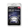 Integral 64GB Crypto Dual FIPS 197 Encrypted USB 3.0 lecteur USB flash 64 Go USB Type-A 3.2 Gen 1 (3.1 Gen 1) Bleu