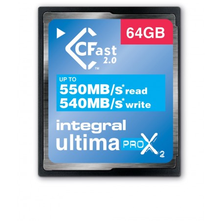 Integral 64GB ULTIMAPRO X2 CFAST 2.0 64 Go