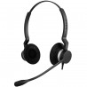 Jabra Biz 2300 Duo Casque Avec fil Arceau Bureau Centre d'appels Bluetooth Noir