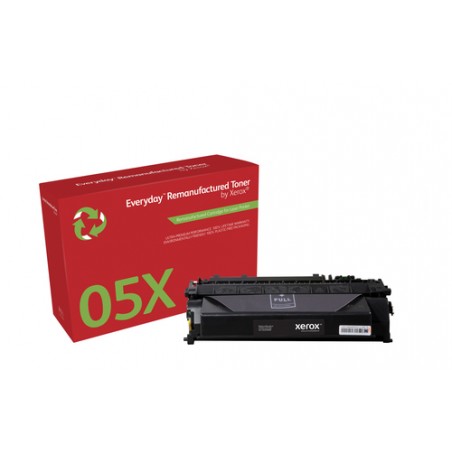 Everyday Toner remanufacture Mono ™ de Xerox compatible avec HP 05X (CE505X), Grande capacite