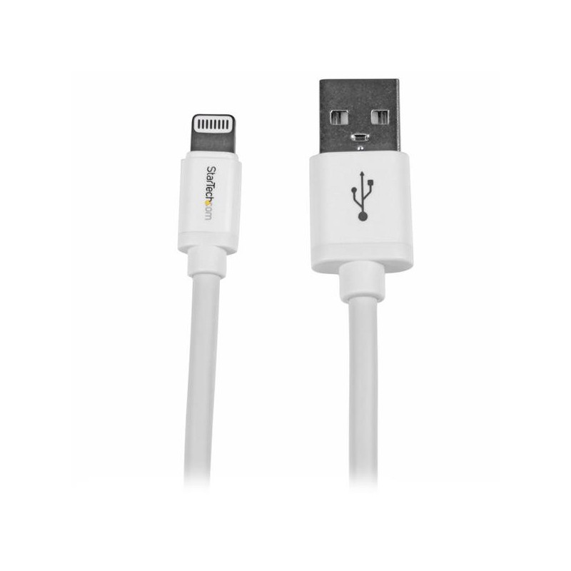 StarTech.com Câble Apple Lightning vers USB pour iPhone, iPod, iPad - 2 m Blanc