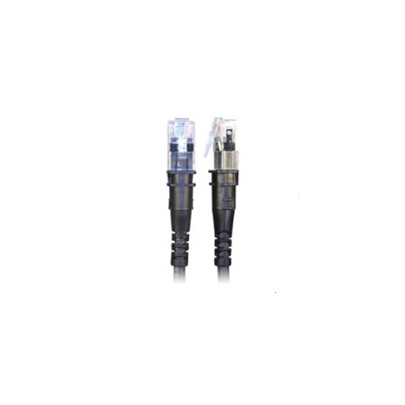 PatchSee TP-6A-F 6 câble de réseau Noir 1,8 m Cat6a U UTP (UTP)